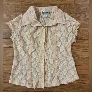 cottagecore lace top